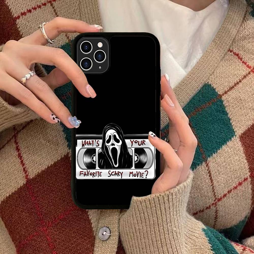 Ghost Face Scream Halloween Phone Case Silicone PC+TPU For For IPhone 11 12 13 14 15 16 Plus Pro Max Cover