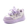 Girls Cartoon Print Casual Sneakers Kids Ages 4-16 Lightweight Breathable Sport Shoes With Winter Wear