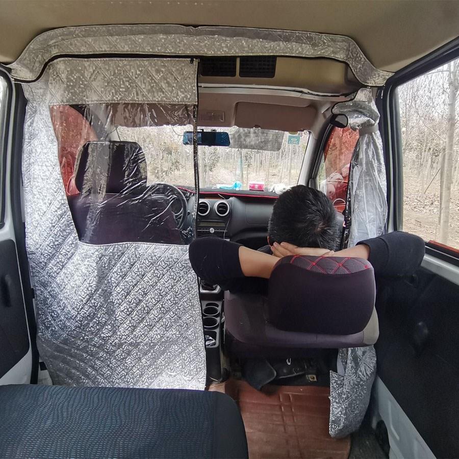 Занавеска-перегородка на молнии для Ford Transit T8 - Пылезащитная, Теплоизоляционная, Защита от солнца, Утолщенная.