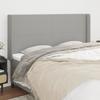 VidaXL Headboard with Ears Light Grey 183x16x118-128 Cm Fabric3119314