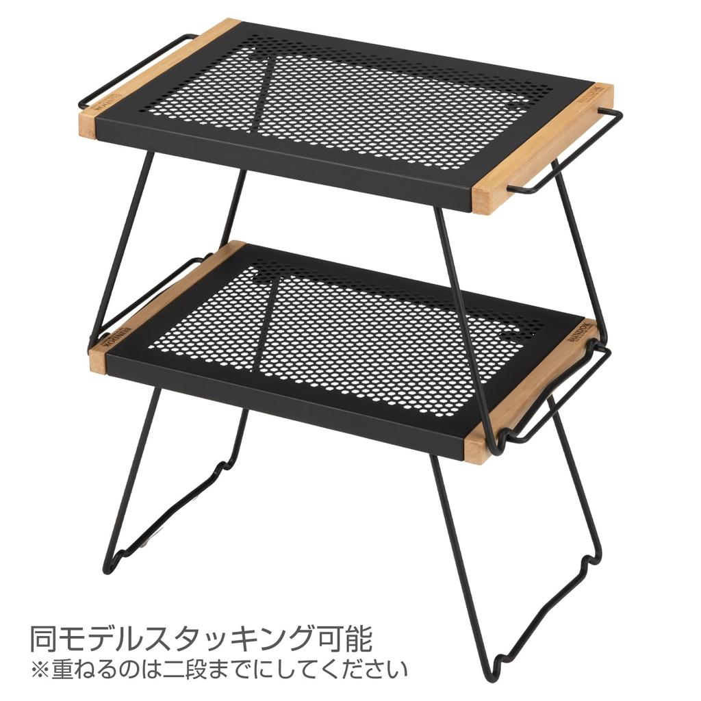 BUNDOK IR Table II Кемпинговый уличный стол складной из жаропрочной стали BD-166