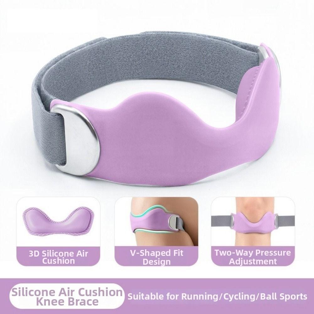 Silicone Patellar Band Adjustable Patella Tendon Support Strap Knee Joint Protection