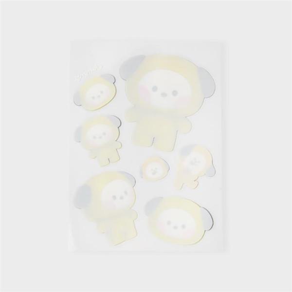 LINE FRIENDS BT21 Chimmy Big & Tiny Remover Bubble Sticker