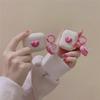 Applicable To Apple AirPods 1 Generation Bluetooth Headset Case Pro1 Peach Powder Love Apple Headset Case 1st Generation