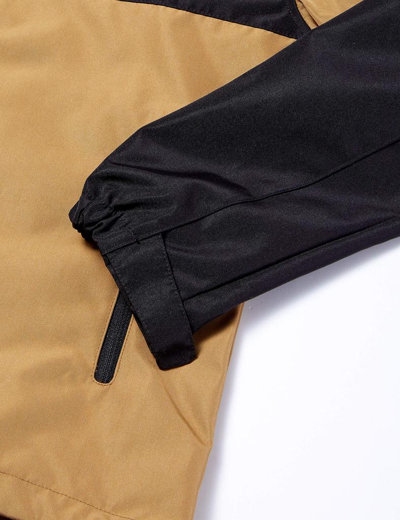 United Athle Men's Switching Shell Parka, 748901, Coyote Brown/Black, Size M (Japan Size M)