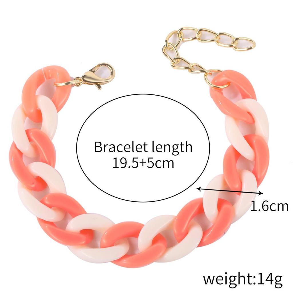 Набор браслетов в стиле бохо с розовыми буквами в форме сердца и разноцветными бусинами