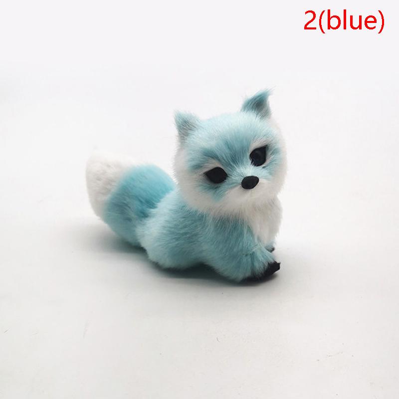 Моделирование животных лисы плюшевые декоративные игрушки куклы для детей подарок на день рождения