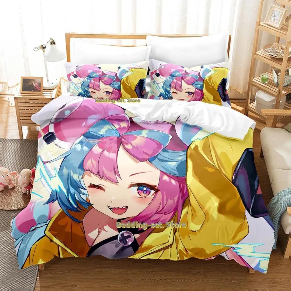 Новый комплект постельного белья Kawaii Iono Single Twin Full Queen King Size Bed Set Adult Kid Bedroom Duvetcover Sets Anime Parure de lit Bed