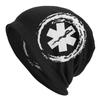 EMS Star Of Life Bonnet Hats Hip Hop Ski Skullies Beanies Hats Paramedic Medic Ambulance for Unisex Women Knit Multifunction Caps