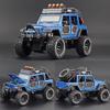 Новый 1:24 Jeep Wrangler Rubicon Модель пикапа из сплава, литая под давлением, игрушечная модель внедорожника, коллекция со звуком и светом, детский подарок