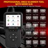 Тестер аккумулятора. Проверка системы двигателя. Считывание информации об автомобиле. Многоязычная поддержка. Считыватель кодов. Автоаксессуары. Автомобильный диагностический инструмент. Сканер OBD2 T06.