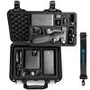 Портативный водонепроницаемый жесткий кейс Lekufee для DJI Osmo Mobile 8, DJI Osmo Mobile 7P/7, стабилизатора-подвеса, DJI Mic 3, DJI Mic Mini, DJI Mic 2, DJI Mic и