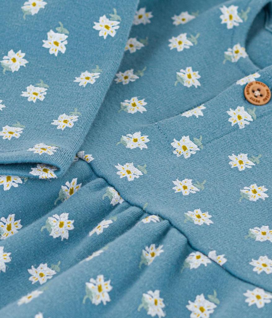 Интерлок Слип A08SC 18 месяцев 81см [Petit Bateau] Зеленый/Принт