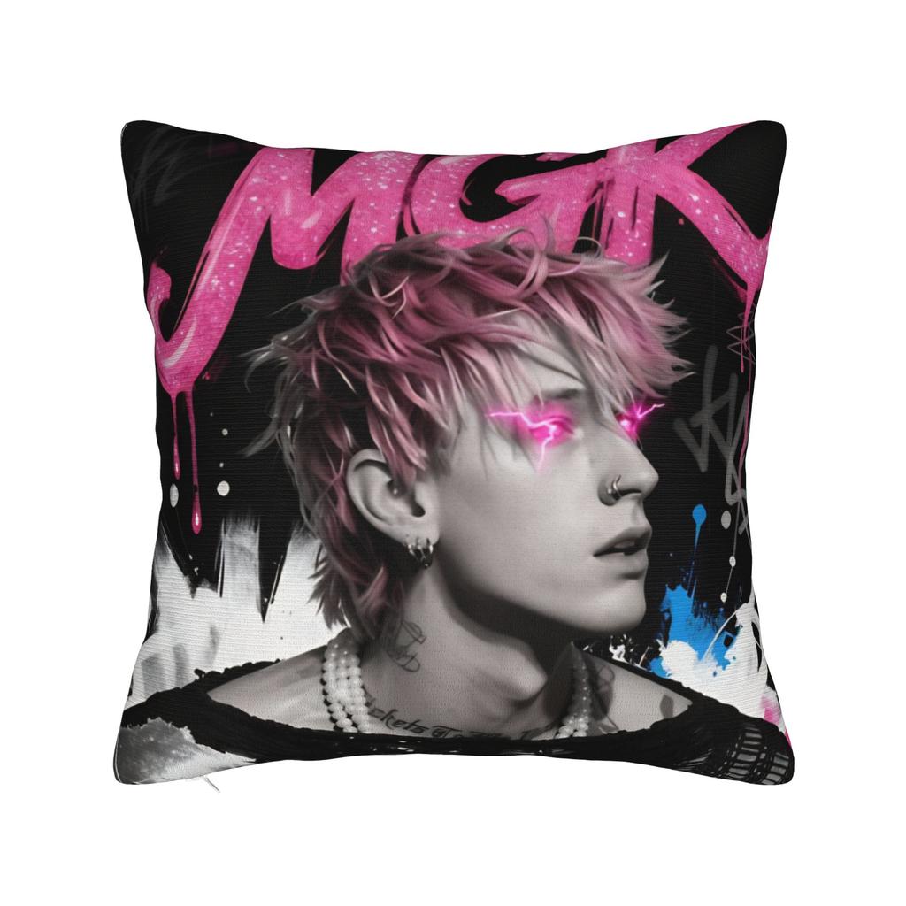 Наволочка MGK Полиэстер Чехол для подушки Декоративный Чехол для декоративной подушки Machine Gun Kelly Домашний Прямая поставка 4040см