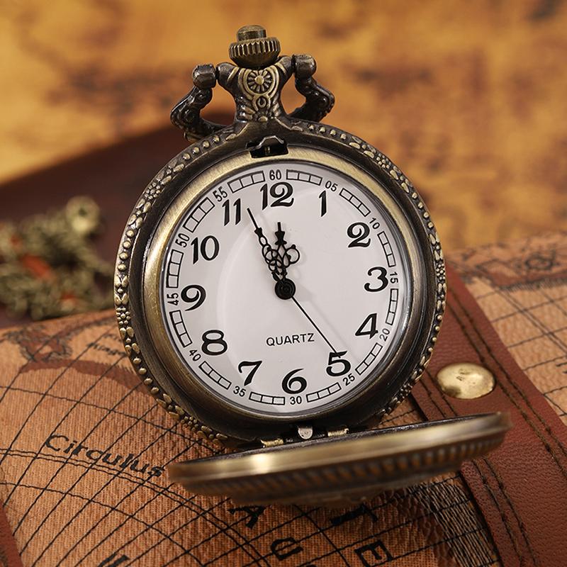Модные классические мужские часы, винтажные кварцевые карманные часы, карманные часы с ожерельем, идеальный выбор для подарков мужчинам и женщинам