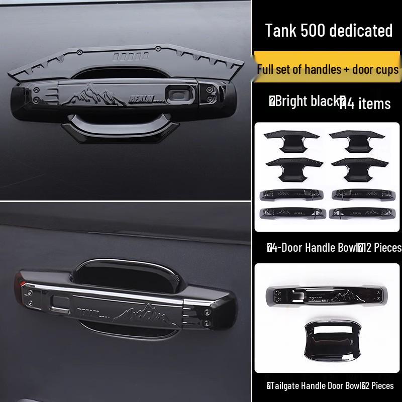 Tank 500 Hi4t/z Car Door Handle Bowl Decorative Anti-scratch Sticker