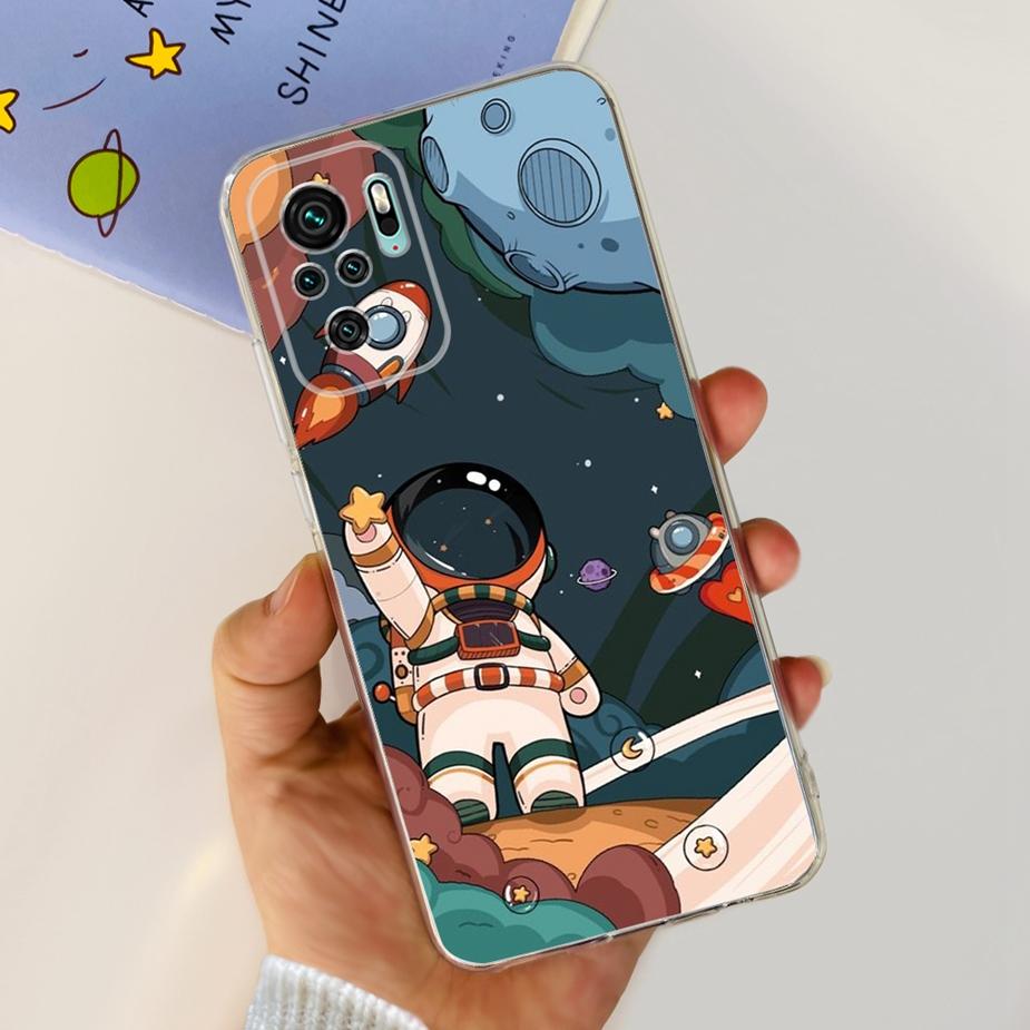 Для Xiaomi Redmi Note 10 4G Чехол Redmi Note 10S Роскошный Расписной Чехол-Крышка Для Xiaomi Redmi Note 10 Pro Max Note10 S Мягкие Fundas