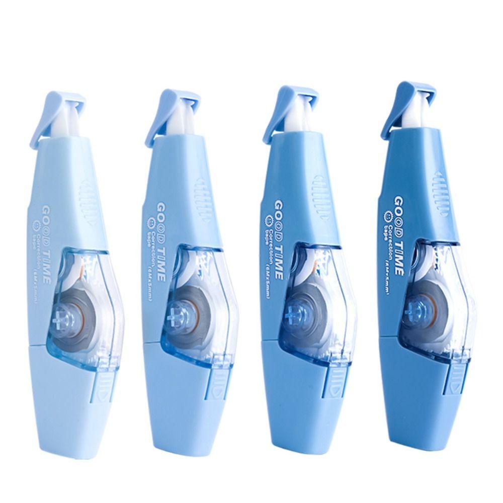 6PCS/Set Gradient Color Correction Tape Pen Shape Correction Stationery Correction Band Students