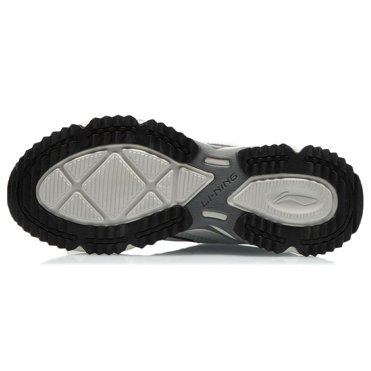 Подкладка Ткань Амортизирующая Нескользящая Износостойкая Дышащая Легкая Низкая Беговая Обувь Мужские Кроссовки Серый Белый ARLR013-4