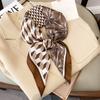 Four Seasons 70X70CM Kerchief  Print Small Silk Scarves Fashion Style Sunscreen Headcloth Popular Beach Travel Square Scarf
