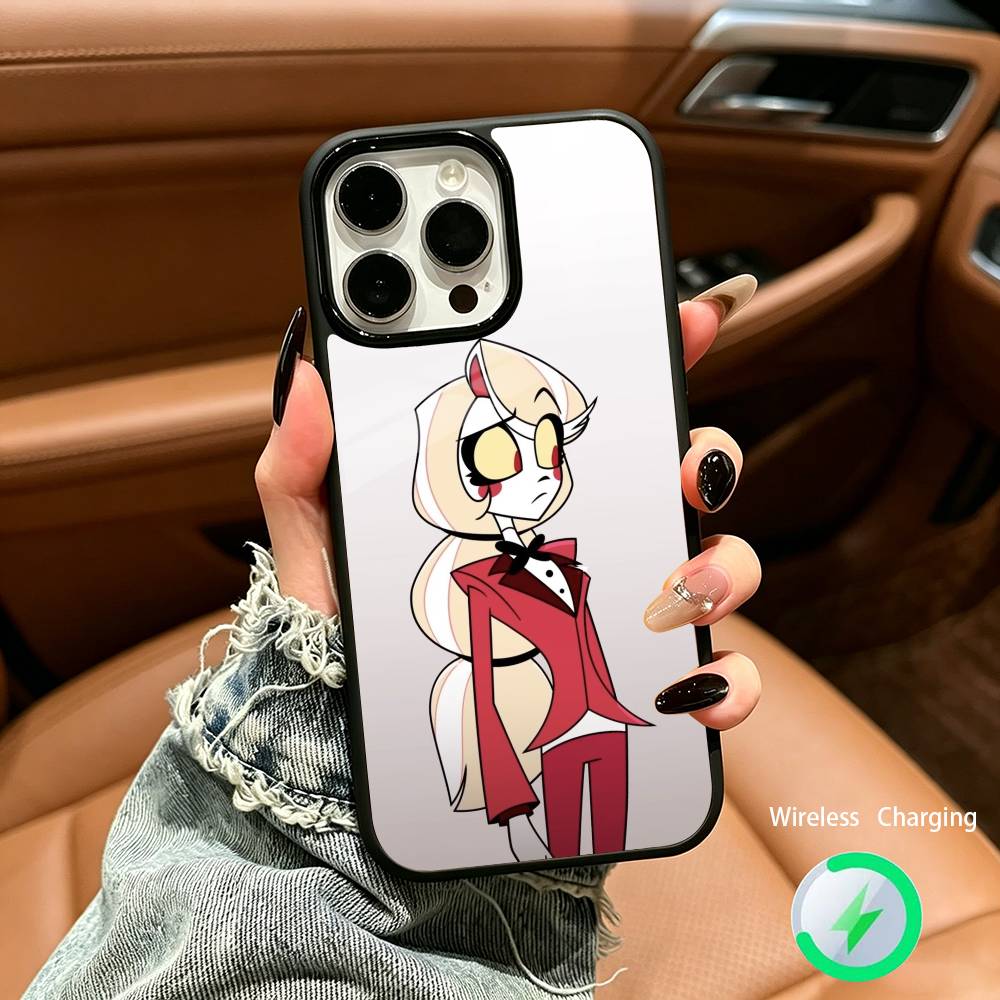 H-Hazbin C-Charlie H-Hotel HCH Чехол для телефона с беспроводной зарядкой, совместимый с iPhone 17/16/15/14/13/12/11