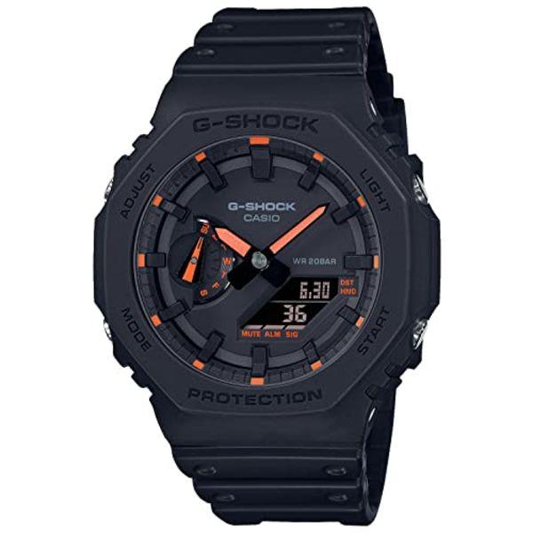Casio G-SHOCK GA-2100-1A4JF NEON ACCENT Мужские часы черные НОВИНКА из Японии