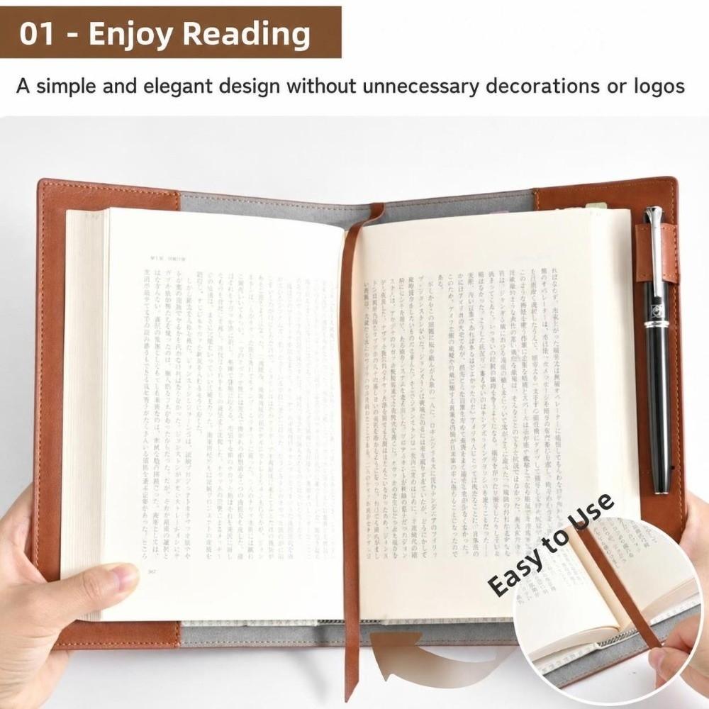 Защитная обложка для книги формата А5, кожаная обложка для блокнота из ПУ-кожи, креативная обложка для блокнота, для использования дома и в офисе