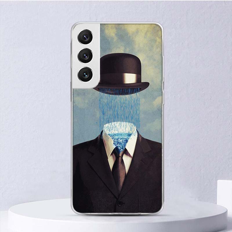 Мягкий чехол с рисунком Рене Магритта для Samsung Galaxy S25 S24 S23 S22 Ultra Чехол для телефона S20 FE S21 Plus S25 Edge + Funda Coque Galaxy S