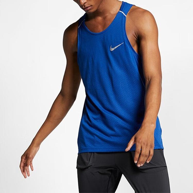 Nike Knit Breathable Sleeveless Vest 'Blue' Men's AQ9918-438