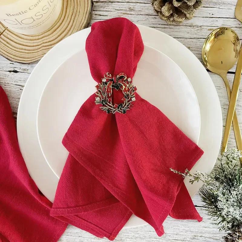 70 шт. 30X45СМ 100% Хлопковые Салфетки Салфетка Многоразовая Свадьбы Вечеринка Детский душ Рождество Декор стола Ретро салфетки Многоразовые