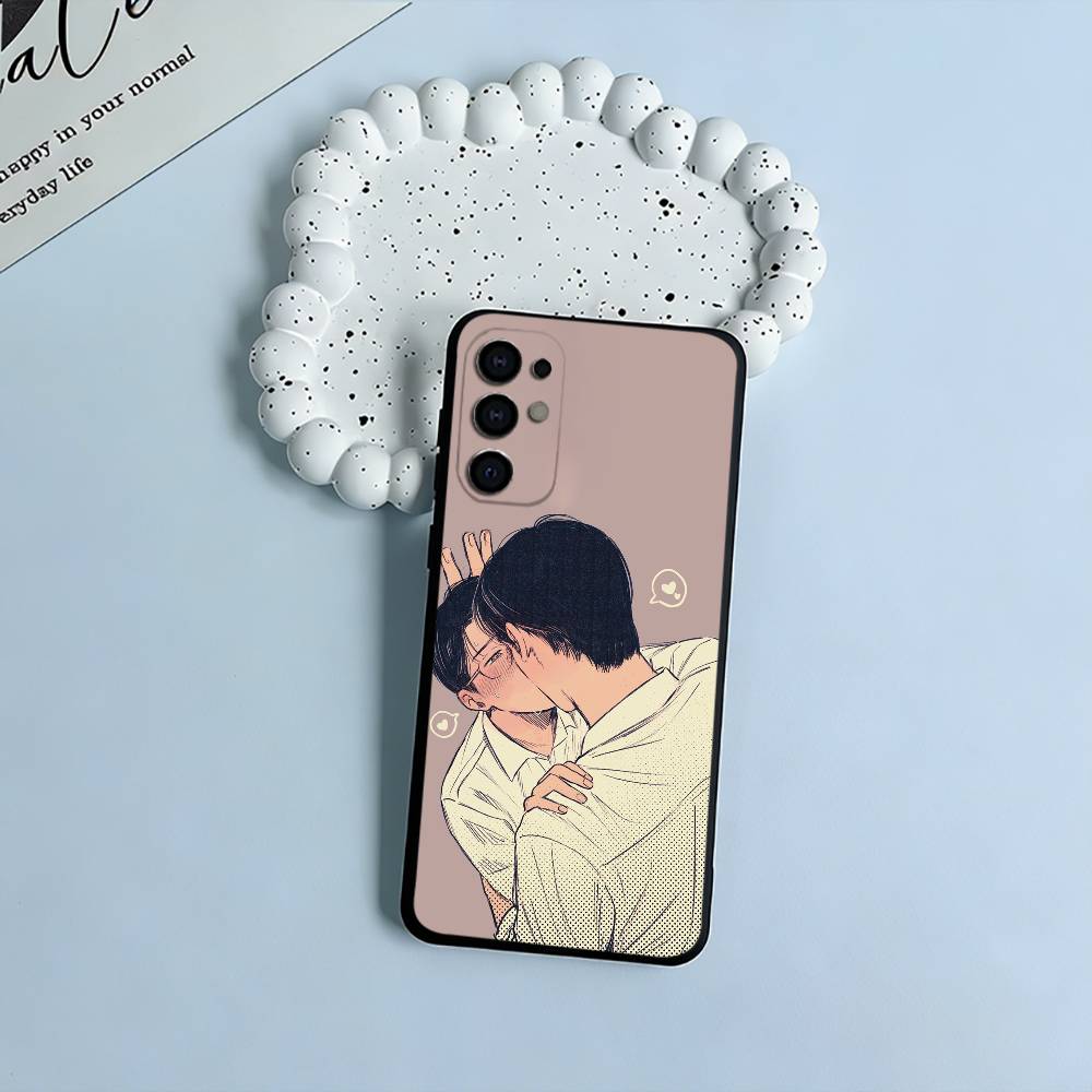 C-Captivated- By -You BL Phone Case For Samsung S25,S24,S21,S22,S23,S30,Ultra,S20,Plus,Fe,Lite,Black Soft Silicone