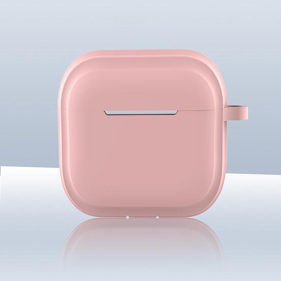 Защитный чехол для Airpods 4 (2024) Мягкий силиконовый чехол для наушников с зажимом для переноски, пылезащитный, с защитой от падения, легко заряжаемый, портативный, пылезащитный