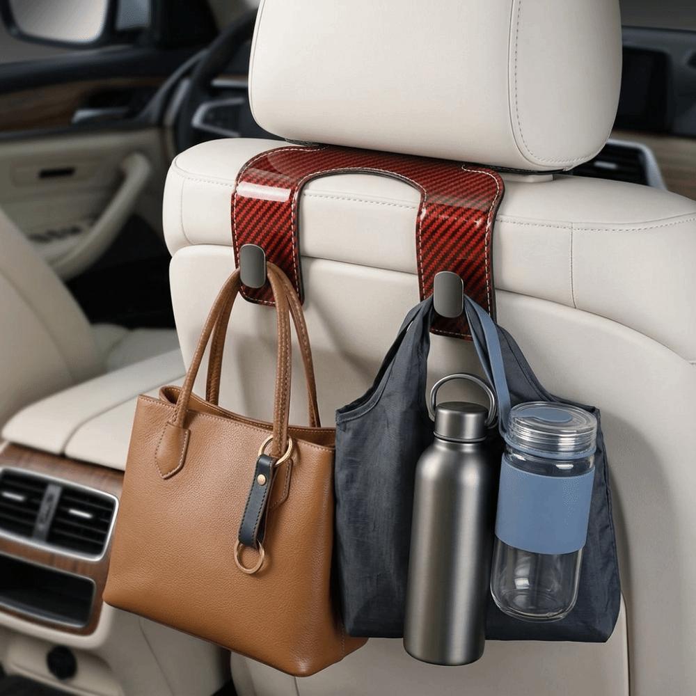 Wear-Resistant Car Headrest Hook High Load-Bearing Hanging Headrest Bag Holder Automotive Seat