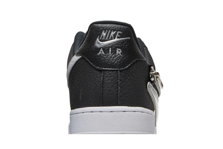 Men's Sneakers Nike Air Force 1 Low Zip Swoosh Black Black/White
