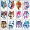 5D DIY Diamond Painting New Arrivals Animal Diamond Embroidery Cross Stitch Wolf Rhinestones Mosaic Sale Decortion