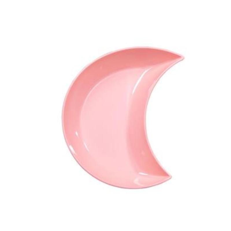 5 шт. Кухонные обеденные тарелки в форме полумесяца Белый набор Тарелки Стопки Блюдо для еды, закусок, ужина Европейский стиль Блюда