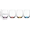 Set of Riedel Happy O Vol Glasses. 2, 4 Items (5414/88)