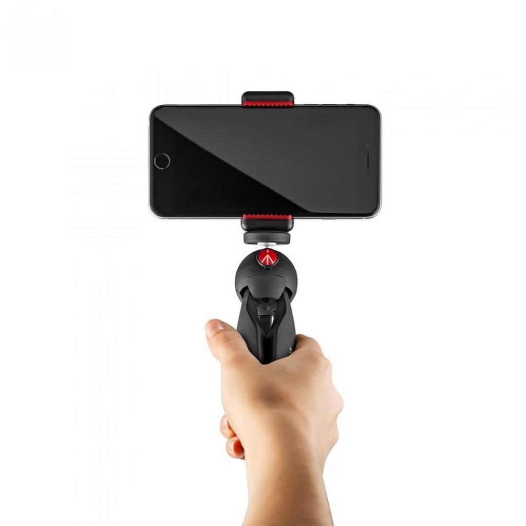 Мини-штатив Manfrotto для смартфона, рукоятка PIXI MII Smart Adapter MCLAMP в комплекте. Можно прикрепить к смартфонам шириной до 1 кг. Грузоподъемность 1 кг.