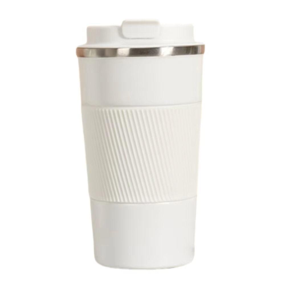 Double-layer Coffee Thermos 380ml/510ml Travel Thermal Mug Reusable Insulated Cup Car Use