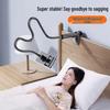 Adjustable Carbon Steel Device Holder for Bedside, Tablet & Phone - Ideal for TV, Desktop, Dorm, and Live Streaming
