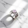 Rose Chalcedony Gemstone 925 Sterling Silver Women's Jewelry Handmade Ring Gift RR-16-18
