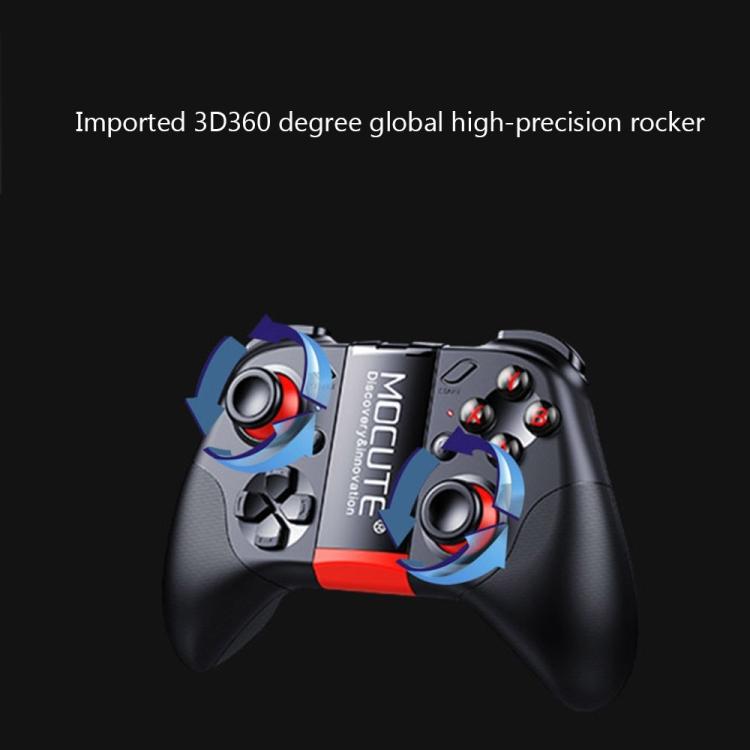 MOCUTE-054 Portable Bluetooth Wireless Game Controller with Phone Clip, for Android / iOS Devices / PC