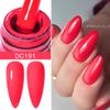 7ml Neon Rubber Base Gel Fluorescent Purple Red Soak Off UV LED Gel Varnishes Semi-permanent Manicure Hybrid Gel