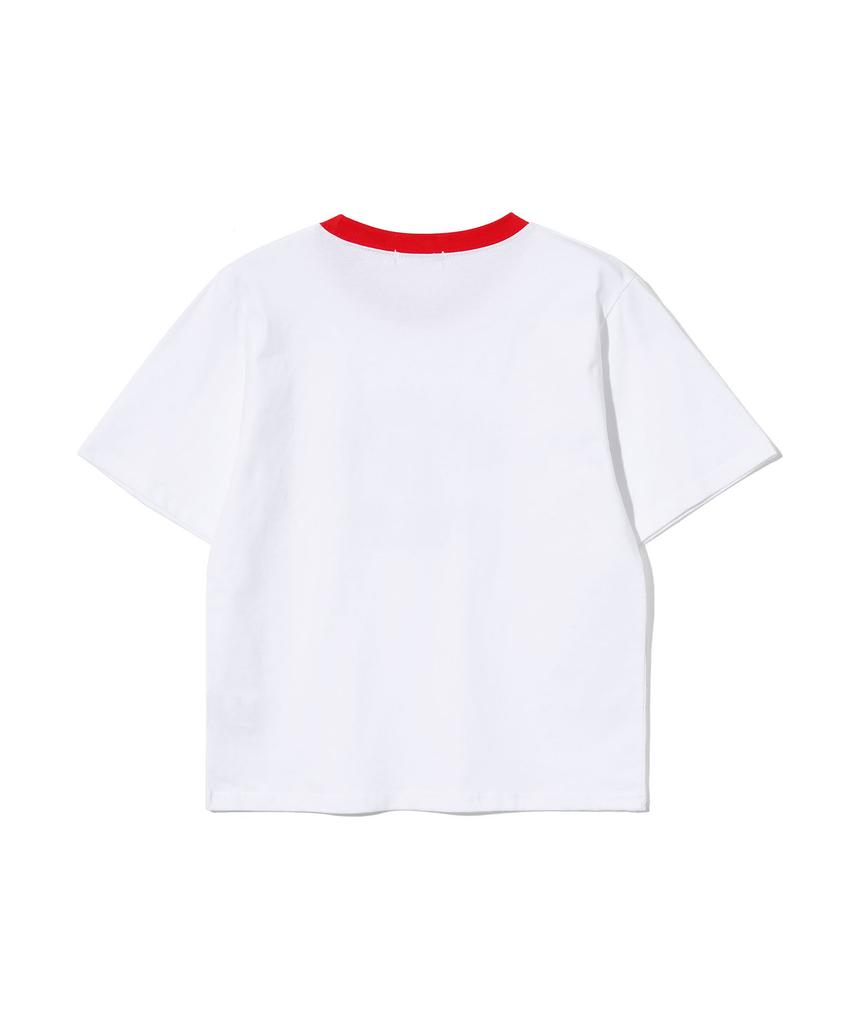 Женская футболка с коротким рукавом UCLA 19ucla Ringer Color Block [Белый] (Uc6Stac)