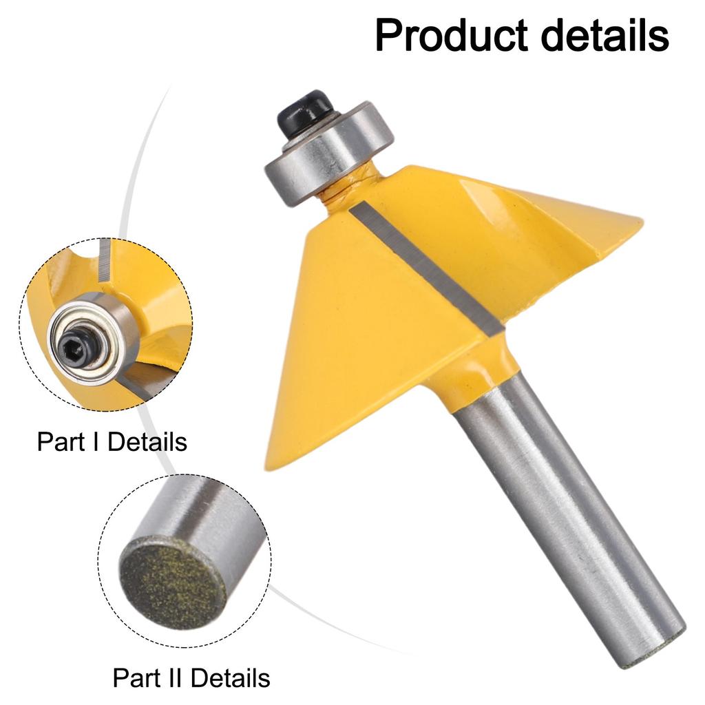 Концевая фреза с хвостовиком 8 мм и углом наклона 45 градусов