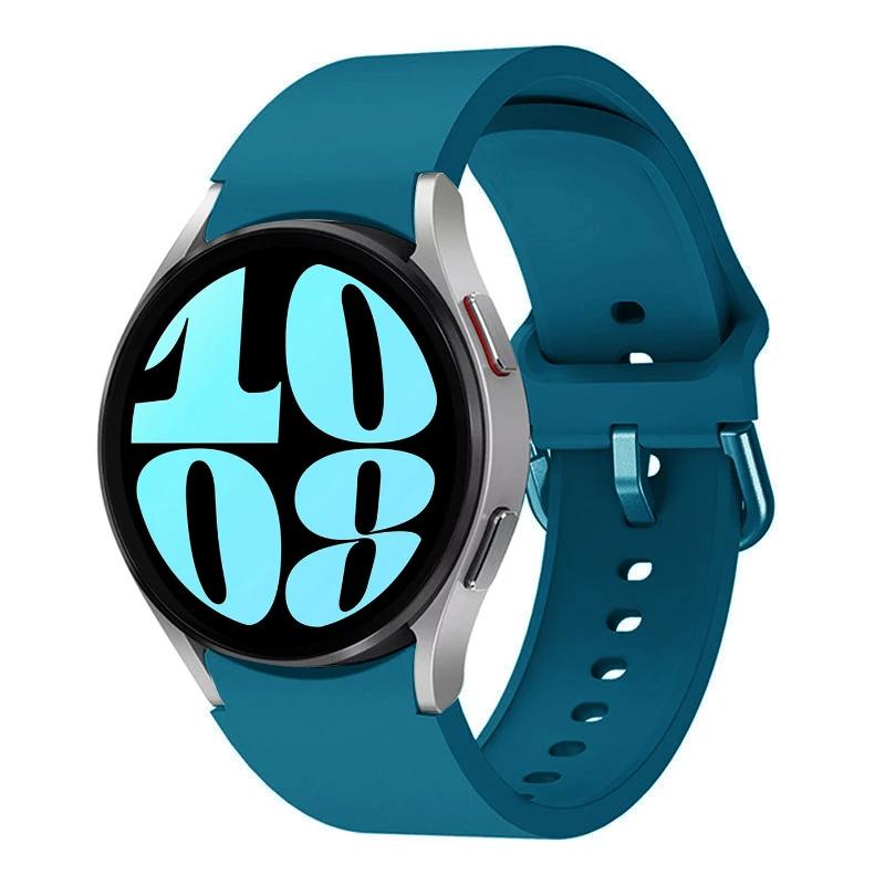 Силиконовый ремешок без зазоров для Samsung Galaxy Watch 7/6/5/4 44мм 40мм 5Pro 45мм Браслет Galaxy 6 Classic 47мм 43мм 46мм Correa