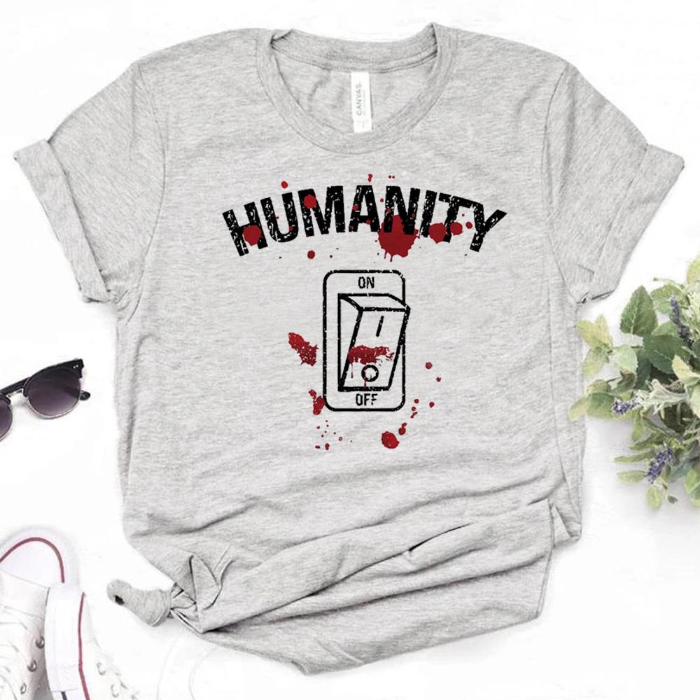 The Vampire Diaries Top Women Streetwear Japanese Summer T-shirts Female Funny Graphic Clothing