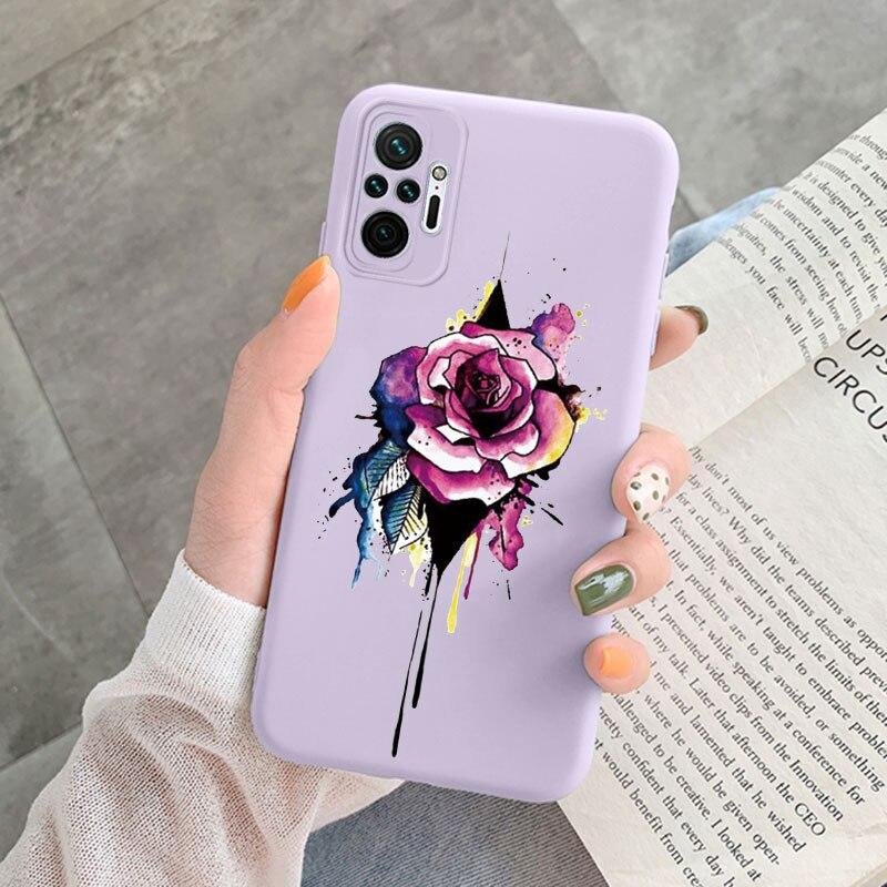 Чехол для Xiaomi Redmi Note 10 Pro, милое сердце, цветок, красивая планета, королева, король, силиконовая мягкая задняя крышка для Redmi Note10 10S 10Pro, чехлы 4G 5G