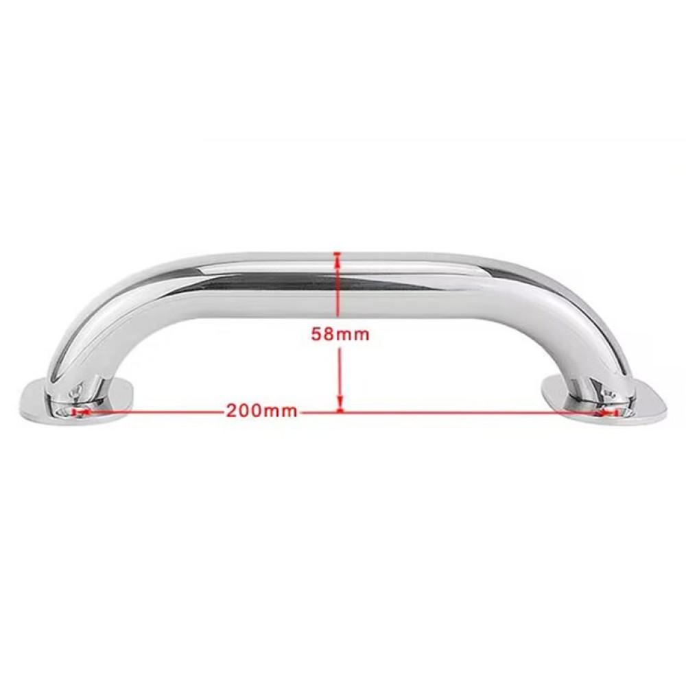 200 мм морской класс 304, поручень из нержавеющей стали, дверной поручень, поручень, поручень, ручка для лодки, люка, яхты, морская ванная комната