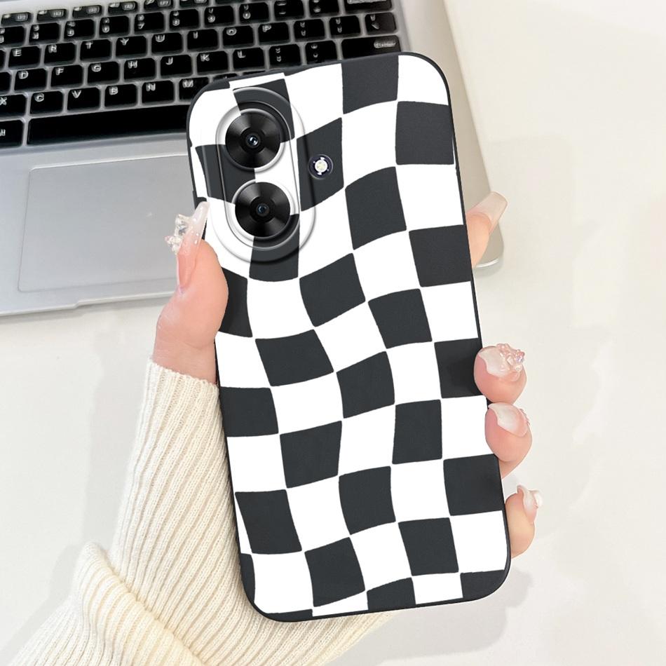 Для Realme Note 60 2024 Модный чехол с рисунком для Realme Note60 4G Мягкие силиконовые противоударные чехлы